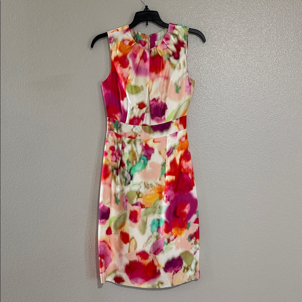 Kate Spade Multicolor Floral Midi Dress